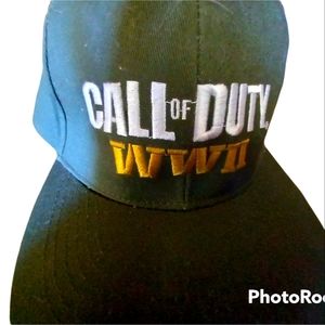 Call of Duty WWII trucker style hat. Green. One size